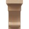 Ekena Millwork 7"W x 14"D x 14"H Classic Alma Rough Cedar Woodgrain TimberThane Corbel, Primed Tan CORUR07X14X14ALMRCPR - alternate 3